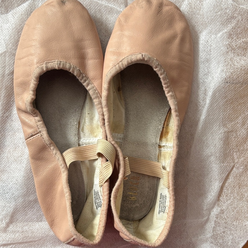 Bloch Leather Pink Ballet Shoes Children’s size 3.5